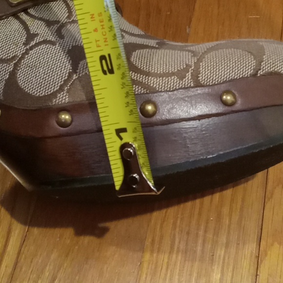 Vintage Coach "Ivy"Clogs - Picture 7 of 11